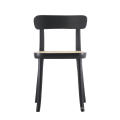 Popular design dinning chair with rattan&solid wood